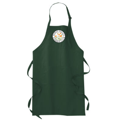 Full Length Apron with Pockets, Full Color Logo Thumbnail
