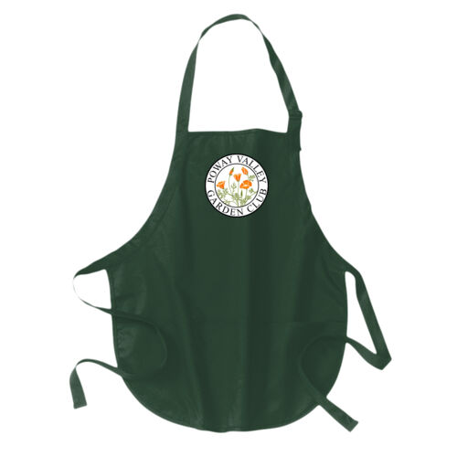 Medium Length Apron with Pouch Pockets, Full color Logo Thumbnail