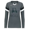 Ladies TruHit Tri-Color Long Sleeve Jersey Thumbnail