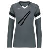 Ladies TruHit Tri-Color Long Sleeve Jersey Thumbnail