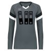 Ladies TruHit Tri-Color Long Sleeve Jersey Thumbnail