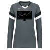 Ladies TruHit Tri-Color Long Sleeve Jersey Thumbnail