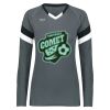 Girls TruHit Tri-Color Long Sleeve Jersey Thumbnail
