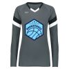 Girls TruHit Tri-Color Long Sleeve Jersey Thumbnail