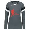 Girls TruHit Tri-Color Long Sleeve Jersey Thumbnail