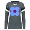 Girls TruHit Tri-Color Long Sleeve Jersey Thumbnail